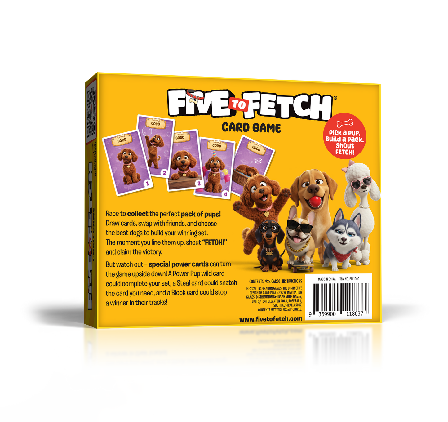 Five to Fetch Card Game